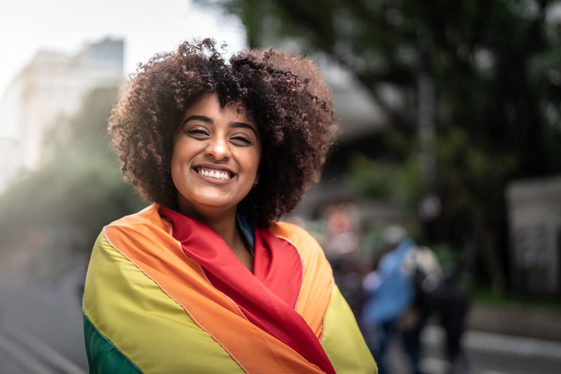 Smiling woman