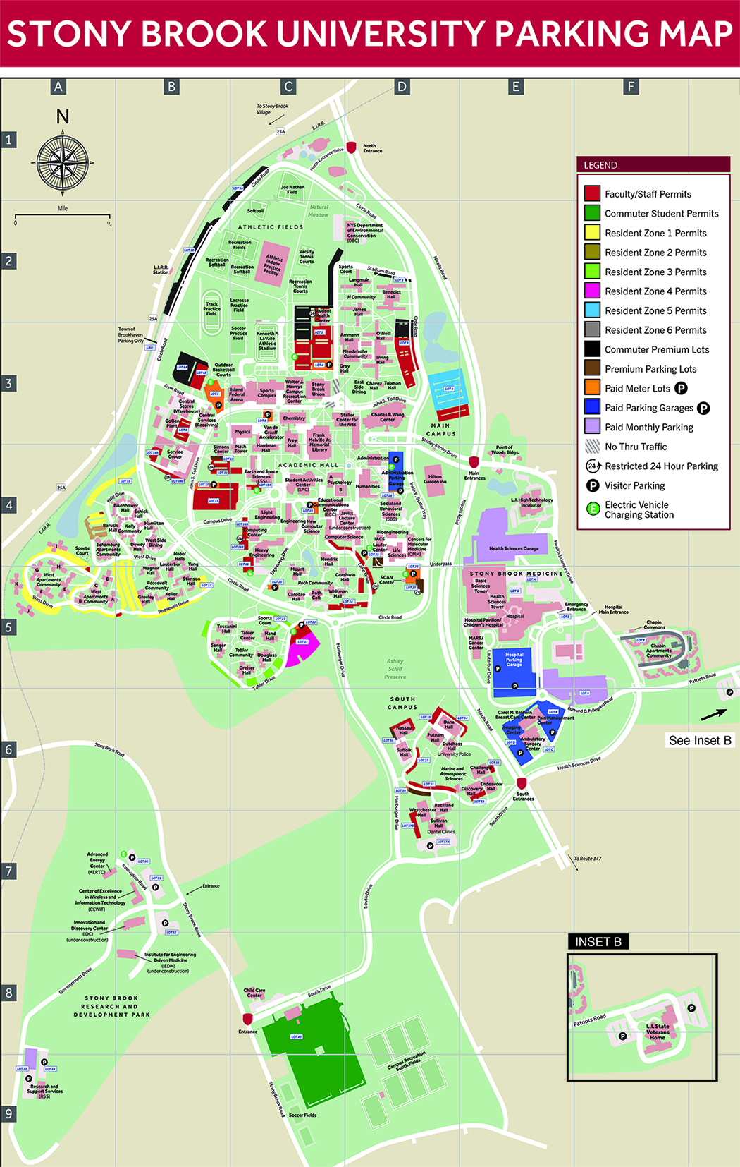 Where to Park Map Image