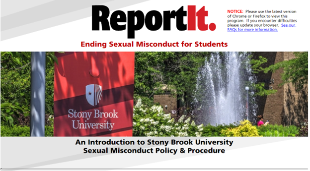 ReportIt Student TItle Screenshot