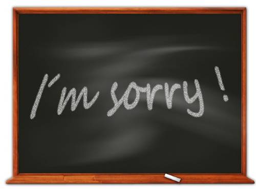 Sorry - blackboard