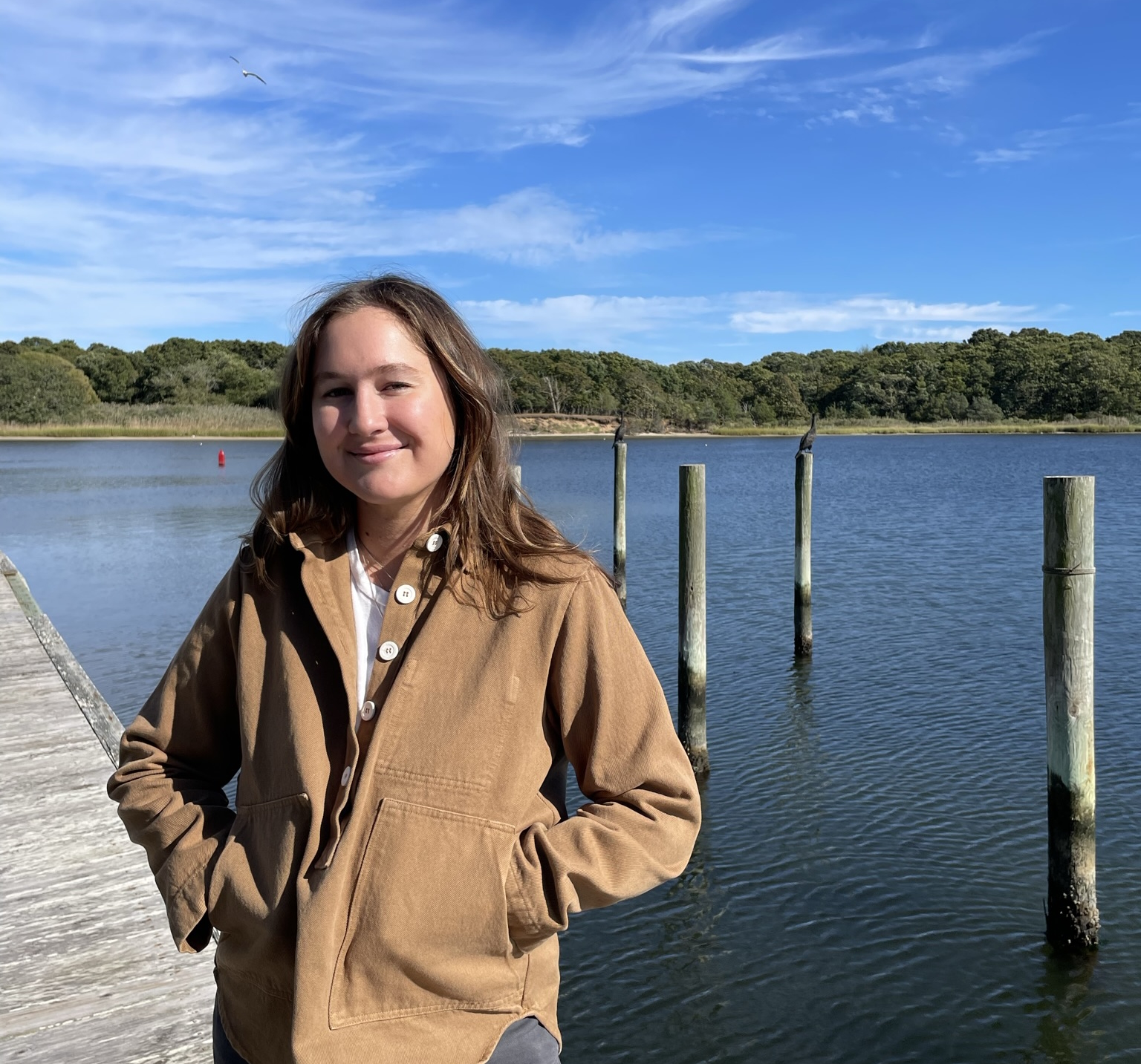 Molly Adams standing at a dock