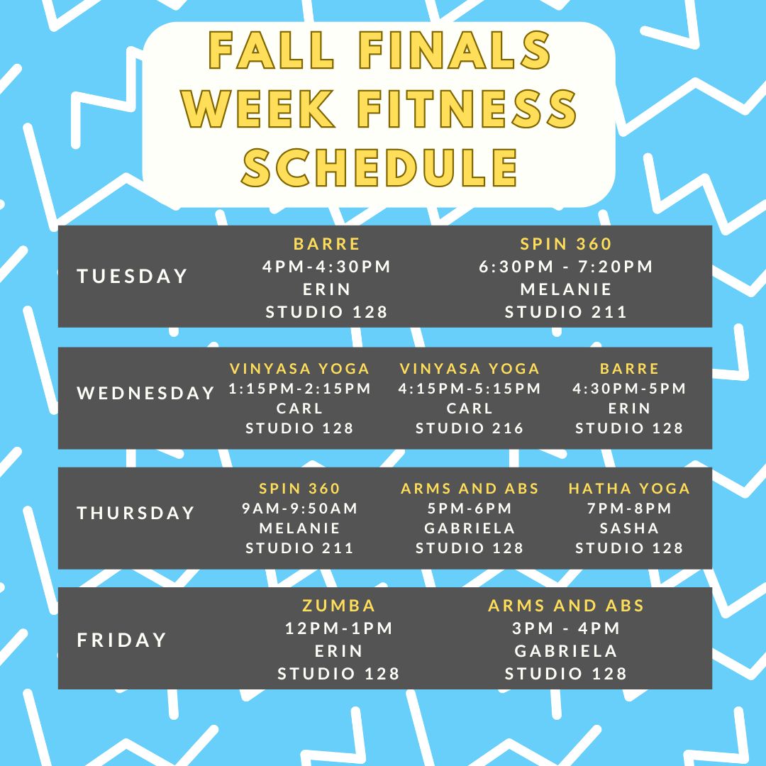 Fall 24finals  group fitness schedule