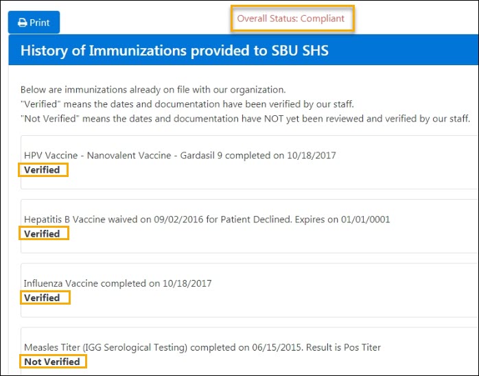 upload immunization forms