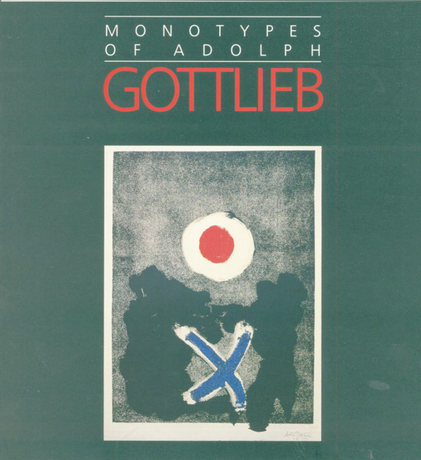 the monotypes of adolph gottlieb