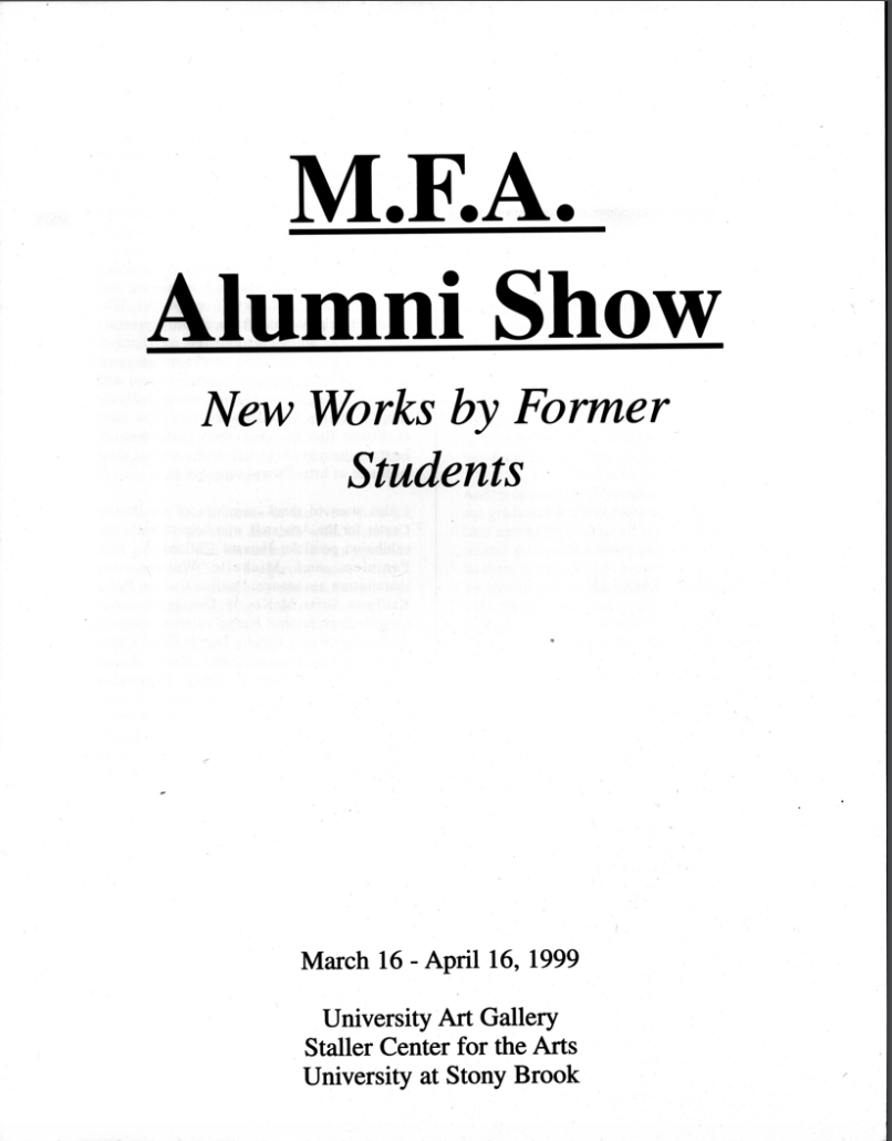 mfa alumni