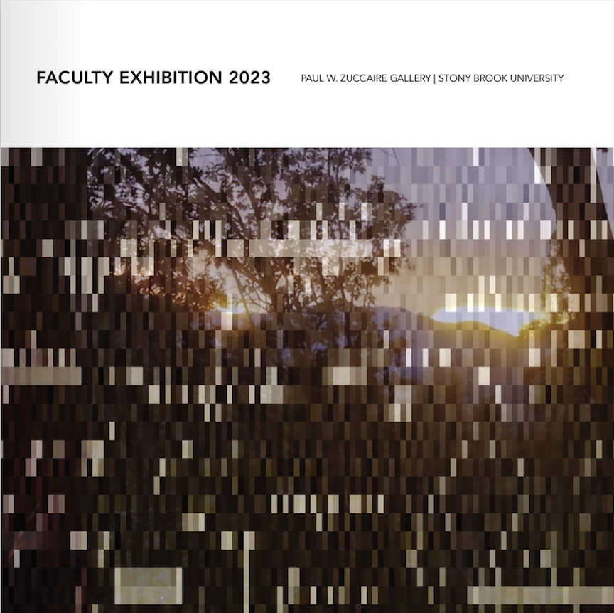 Faculty Exhibition 2023 catalog cover